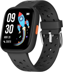 BIGGERFIVE Kids Smart Watch – Black