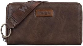 Wrangler Womens Wallet Wristlet Long Purse Designer Clutch Large Capacity Credit Card Holder Gifts for Women Men