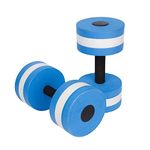 2PCS Water Dumbells Set,1 Pair Water Dumbbells Water Arm Aerobics Workouts Pool Resistance Bars for Men Women Weight Loss Muscle Training