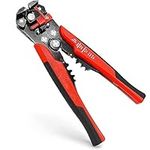 ULTRICS Wire Stripper, 3 in 1 Automatic Wire Cutters, Self-Adjusting Electrical Cable Terminal Crimper Tool for Cutting, Crimping, Stripping 10-22 AWG with Adjustable Rotary Switch for Electricians