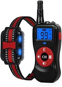 Collar de Adiestramiento para Perros, 3 Modos de Entrenamiento y Rango Remoto de 800 Metros, Collar Adiestramiento para Perros Pequeños y Grandes
