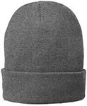 Port & Company® Fleece-Lined Knit Cap. CP90L Athletic Oxford OSFA