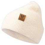 Vgogfly Beanie Men Slouchy Knit Skull Cap Warm Stocking Hats Guys Women Striped Winter Beanie Hat Cuffed Plain Hat