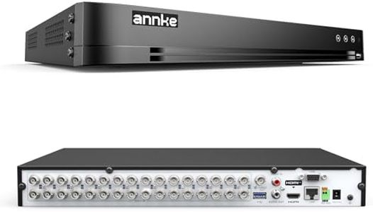 ANNKE 32CH H.265 Pro+ 3K Lite Digital Video Recorder with Human/Vehicle Detection, 5-in-1 Hybrid CCTV DVR for Home/Business Surveillance Camera System, 24/7 Recording, P2P Remote Access, No HDD