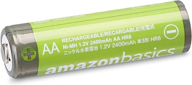 Amazon Basics AA Rechargeable Batteries, 12-Pack