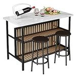 AWQM Kitchen Island Table with Seat