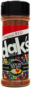 DAK's Spices Original Red Mouth Watering Seasoning Blend | 100% Salt & Sugar Free | Premium & Healthy Seasoning | MSG Free, Preservative Free, Potassium Chloride Free | Low Carb & Keto Friendly | Perfect for Clean Eating & Adding Flavor to Recipes | 1.5 oz