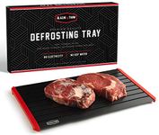 Blazin' Thaw Defrosting Tray for Frozen Foods | 16" Family Size Thawing Tray for Frozen Meat | 6mm Thawing Plate with Extra Thickness for More Defrost Power | Non Drip Meat Thawing Tray |