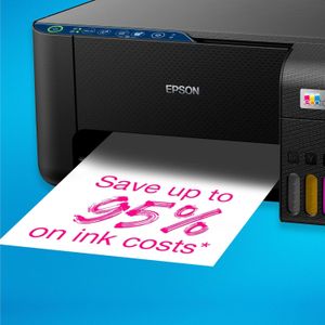 Epson EcoTank ET-2861 Wireless Printer – Black, Cartridge-Free