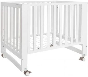 MAMAZING EvoNest 6-in-1 Convertible Baby Mini Crib with Wheels