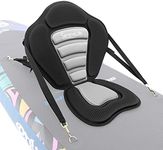 SereneLife Detachable Universal Paddle-Board Seat - Adjustable Paddle Board Seat, Form-Fitting Design for All Body Sizes, Large & Small, Compatible for Kayaks, Rowboats, Fishing Boats - SLSUPST15