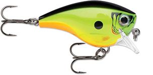 Rapala BXB03CSD BX Brat 3 Square bill Crankbait 3 2" 3/8 Ounce 3' Running Depth Chartreuse Shad