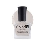 Color Fx New York Top Coat Non UV Gel Nail Polish Transparent, Matte Finish, 21 Toxin Free, Long Lasting, Non-yellowing, Clear Nail Paint Women 9Ml