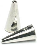 Cousin Jewelry Basics Cones, Silver, 6-Piece