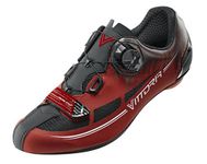 Vittoria Fusion Road Cycling Shoes (38 M EU / 6 D(M) US, Red/Black)