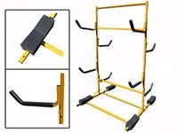 Storage Rack for Canoes Sups Kayaks Free Standing - Holds 6 Watersport Items