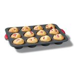 Starfrit Silicone 12 Cup Muffin Pan with Integrated Metal Frame