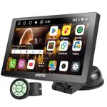 ATOTO P909PR 9" Android Portable Car Stereo QLED Touchscreen, Wireless CarPlay & Android Auto,MirrorLink,4G LTE, GPS Tracking,4G+32G,HDMI Input,Auto-Dimmer,Dual Bluetooth, Remote Control