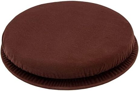 DMI 961-1992-0400 360 Degree Swivel Seat Cushion, Portable and Lightweight, Great for Home, Office or Travel, Velour, Brown