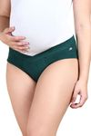 &Circus Women's Tencel Modal Maternity Women's Panty, Puresoft Beechwood Maternity Panty, Racing Green, XL