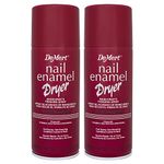 Demert Brands Nail Enamel Dryer Manicurist's Finishing Spray - (2-Pack) 7.5 fl oz Spray Can - Fast Drying