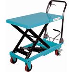 Heavy-Duty Hydraulic Scissor Lift Table, 32" L x 19-3/4" W, Steel, 1100 lbs. Capacity