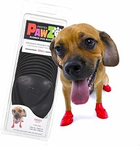 Pawz PZBLKS Water-Proof Dog Boots, Small, 2-Inch to 2.5-Inch, Black