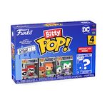 Funko Bitty Pop! DC Mini Collectible Toys 4-Pack - Harley Quinn, Poison Ivy, The Joker & Mystery Chase Figure (Styles May Vary)