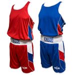 Ringside Boxing Competition Outfit, Reversible Red/Blue, Medium (Pack of 2)