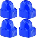 48 Pieces Party Construction Hats Kids Worker Hard Hat Plastic Builder Hat for Boys Girls Dress up Birthday Supplies (Blue)