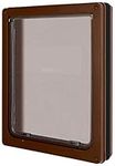 Dog Mate Lockable Large Dog Door, Brown (216B)