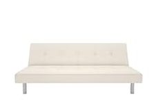 DHP Nola Futon Couch with Tufted Fa