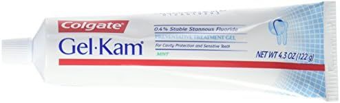 Colgate, PPAX1176035, Gel-Kam Fluoride Preventive Treatment, Gel Mint Flavor, 4.30 Ounce Tube, 1 Pack