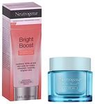 Neutrogena Bright Boost Micro Polish, 75g & Neutrogena Hydro Boost Hyaluronic Acid Hydrating Water Gel Daily Face Moisturizer For All Skin Types, 15 g