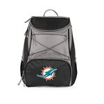 PICNIC TIME NFL Miami Dolphins PTX Insulated Backpack Cooler, Black