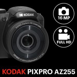 Kodak Pixpro AZ255 16MP Digital Camera – 25x Optical Zoom