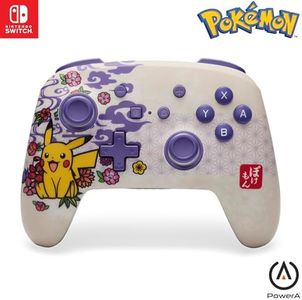 PowerA Enhanced Wireless Controller for Nintendo Switch - Pokémon Blossom, Nintendo Switch - OLED Model, Nintendo Switch Lite, Gamepad, game controller, Bluetooth controller