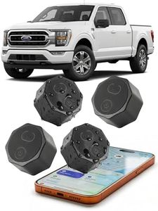 Findcard Air Tracker Tag Hidden Ultra Magnetic Finder for Vehicles, | No Monthly Fee | 5-Year Battery | Works with Apple Find My (iOS Only), for Car, Truck, Motorcycle, Equipment 4Pack Black