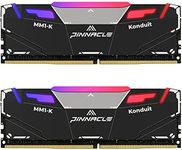 Timetec Pinnacle Konduit RGB 32GB KIT(2x16GB) DDR4 3600MHz PC4-28800 CL18-22-22-42 XMP2.0 Overclocking 1.35V Dual Rank Compatible for AMD and Intel Desktop Gaming PC Memory Module RAM - Black