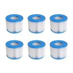 Volca Spares Hot Tub Filter Cartridge Size VI for Bestway, Lay-Z-Spa, Coleman SaluSpa 90352E 58323, 6 Pack