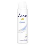 Dove Classic with ¼ moisturising cream Anti-perspirant Deodorant Spray for 48 hours of protection 6 x 150 ml