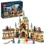 LEGO Harry Potter The Battle of Hogwarts Building Toy Set, Harry Potter Toy for Boys, Girls and Kids Ages 9+, Features a Buildable Castle Section and 6 Minifigures to Recreate an Iconic Scene, 76415