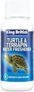 King British – Turtle & Terrapin Water Freshener 100ml – for Cleaner & Clearer Water – Removes Harmful Ammonia & Nitrite – Ideal for Setting up a New Aquarium or Partial Water Changes