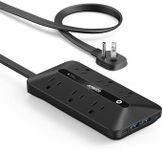 Flat Plug Power Strip, Anker USB C 