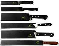 EVERPRIDE Chef Knife Sheath Set (6-Piece Set) Universal Blade Edge Cover Guards for Chef’s and Kitchen Knives – Durable, BPA-Free, Felt Lined, Sturdy ABS Plastic – Knives Not Included