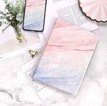 iPad mini5 Case (7.9 inch), Imp-Rime Marble iPad Smart Case Stand with Auto Sleep/Wake Function (iPad mini5, Pink)