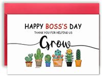 Huameigf Happy Boss’s Day Card, Cut