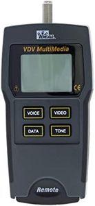 IDEAL INDUSTRIES INC. 33-856 VDV Multimedia Voice/Data/Video Wiremap Tester, Electrical Tester for CAT3/5e/6/6A, RG-59/6/ 6 Quad Cables, 1 Tester