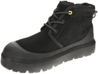 UGG Men's Neumel Weather Hybrid Chukka Boot, Black / Black, 11