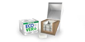 Ecover Zero Dishwasher Tablets, Dishwasher Salt & Rinse Aid Cleaning, Biodegradable Formula, Zero Fragrance, Pack of 1, 24 Tablets